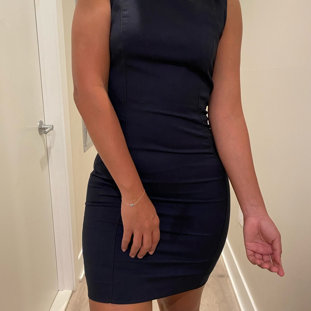 Navy blue dress